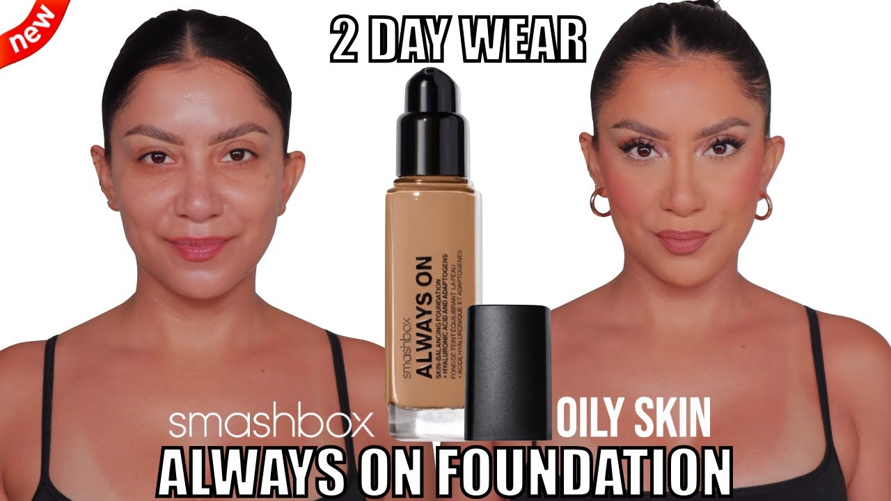 2 DAY WEAR *new* SMASHBOX ALWAYS ON SKIN BALANCING FOUNDATION *oily skin*| MagdalineJanet