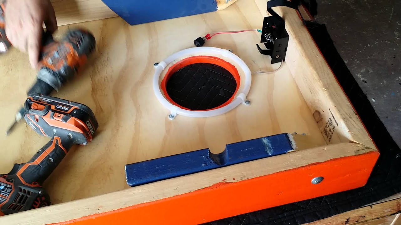 Cornhole Light installation