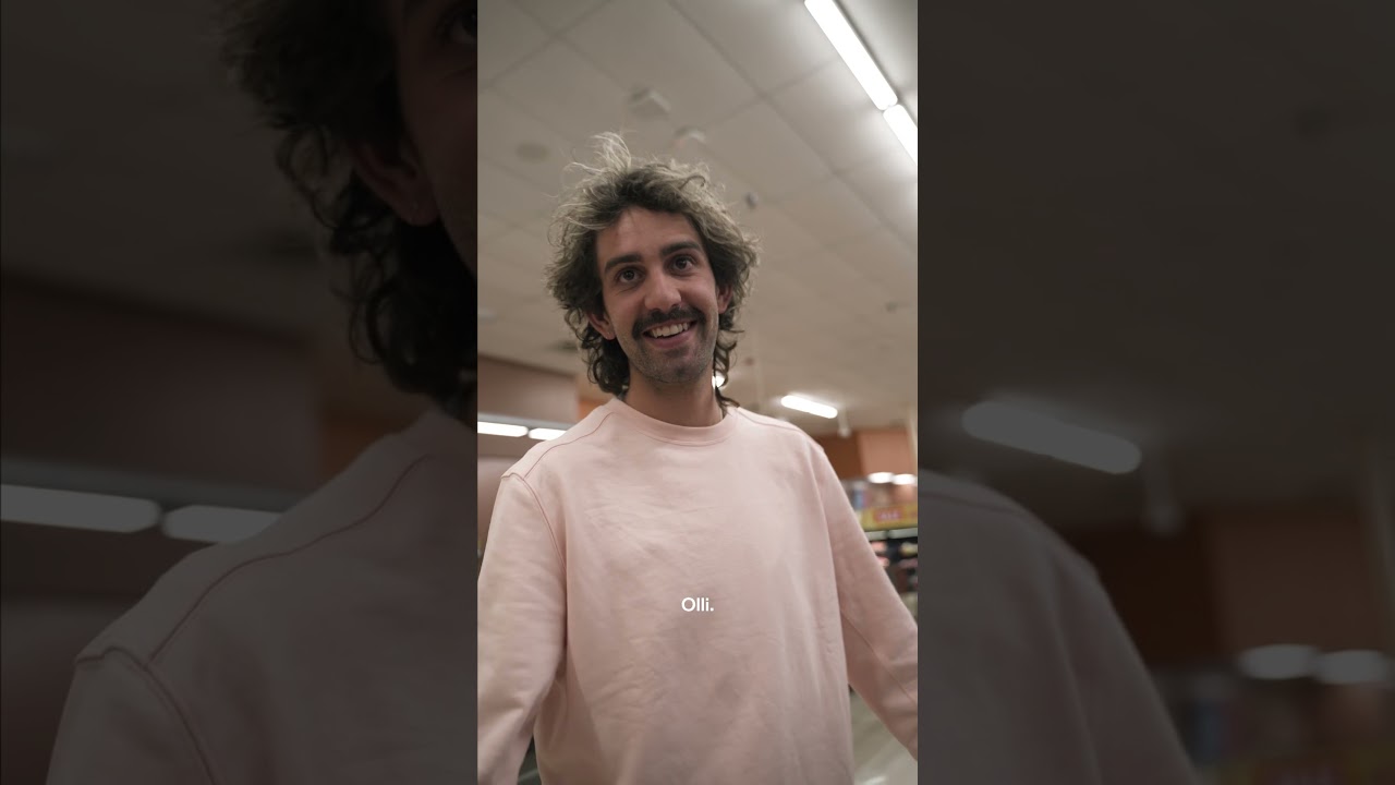 Grocery shopping with a pro runner