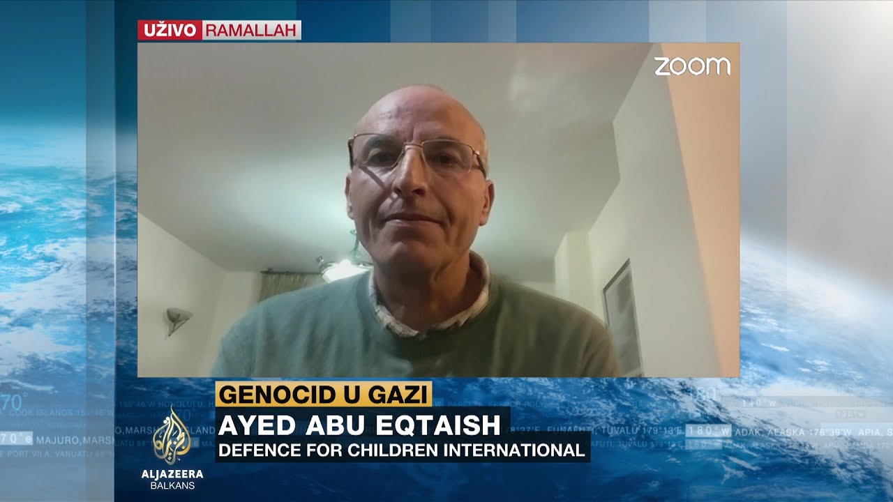 Ayed Abu Eqtaish: Izrael svaki dan ubije 100 djece u Gazi