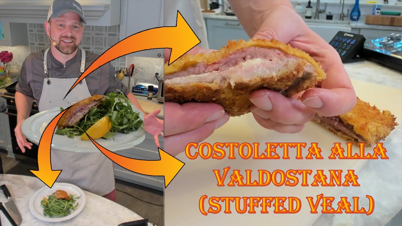 Costoletta Alla Valdostana (Veal Stuffed with Fontina and Prosciutto)