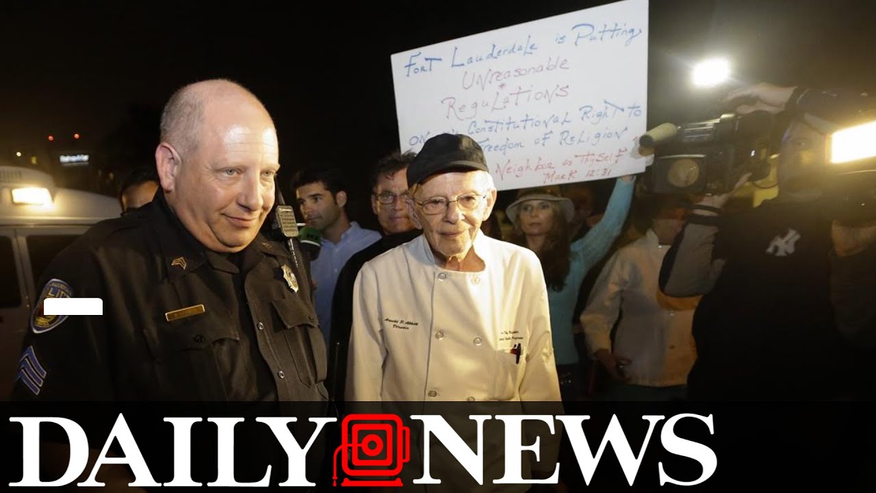90 Year Old Florida Man Arrested Again For 'Feeding The Homeless'