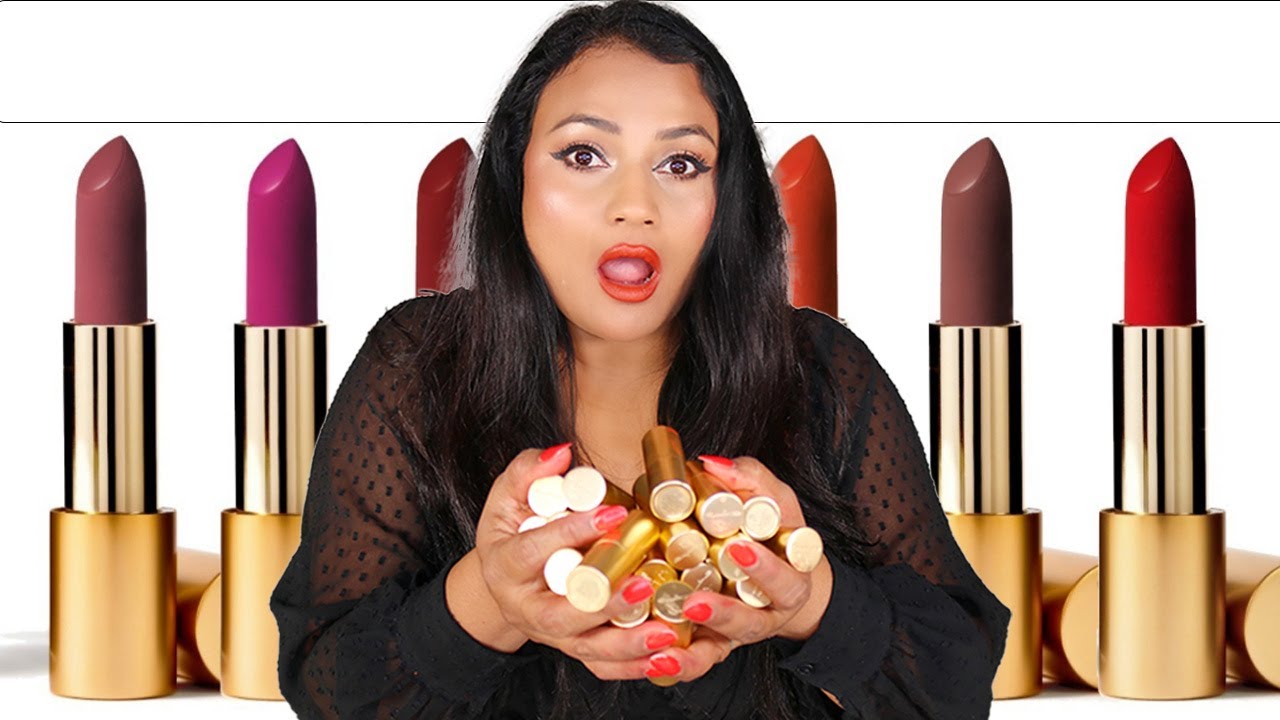 ENTIRE LISA ELDRIDGE VELVET LIPSTICK COLLECTION | ALL  17 SHADES LIVE SWATCHED ON LIPS!