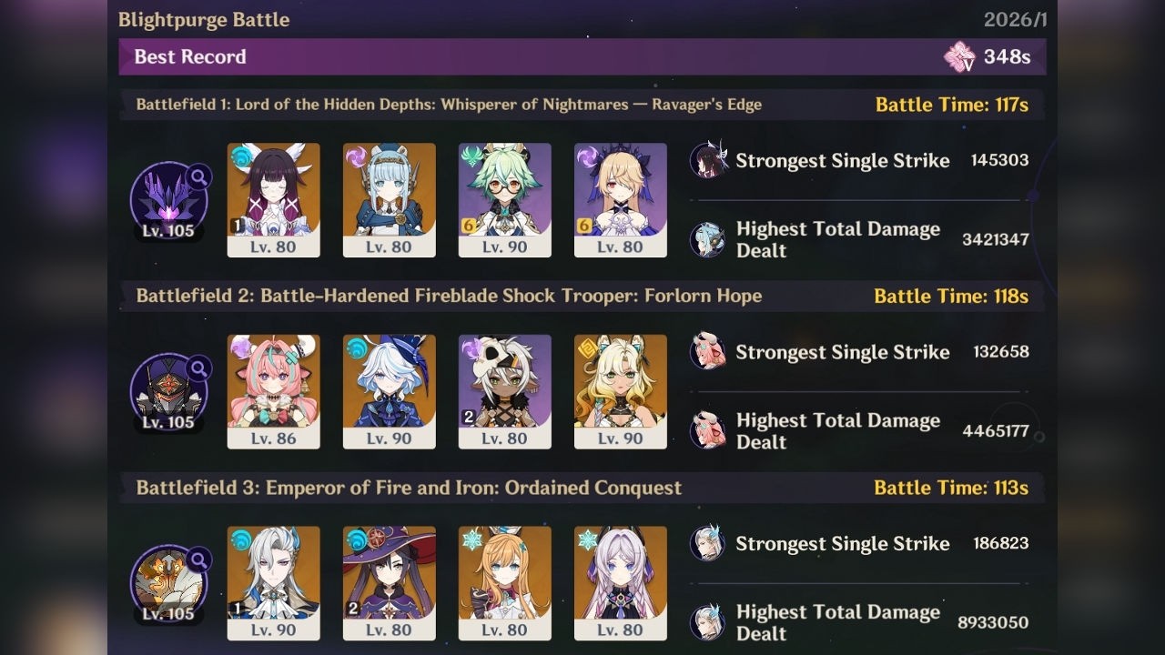 Stygian Onslaught Luna IV/6.3 Fearless F2P Clear | Genshin Impact