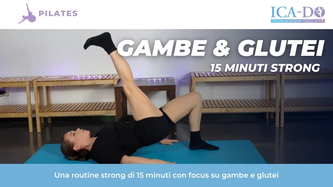 Lezione Pilates | 15 minuti gambe & glutei