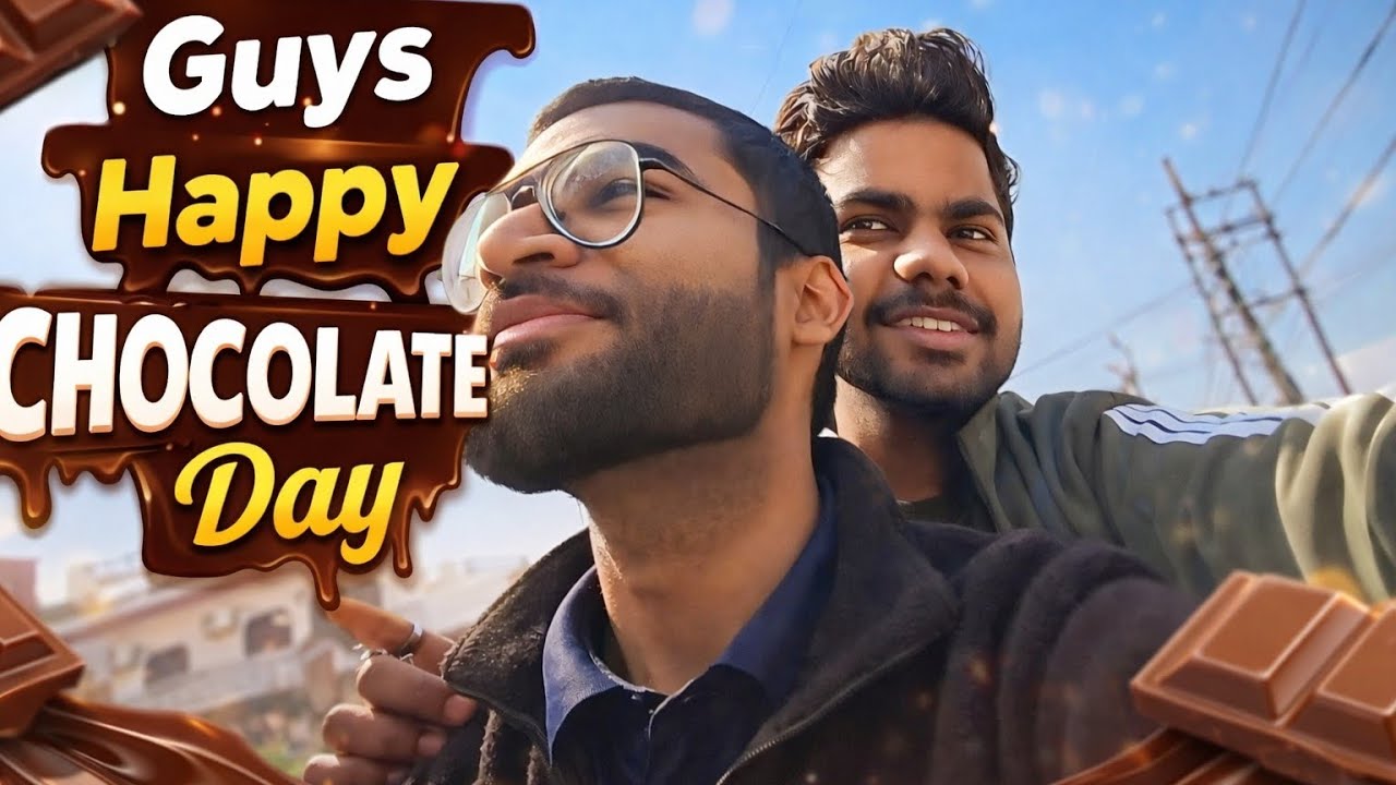 Guys Happy Chocolate Day 🍫❤️ | Friends Masti | Daily Vlog