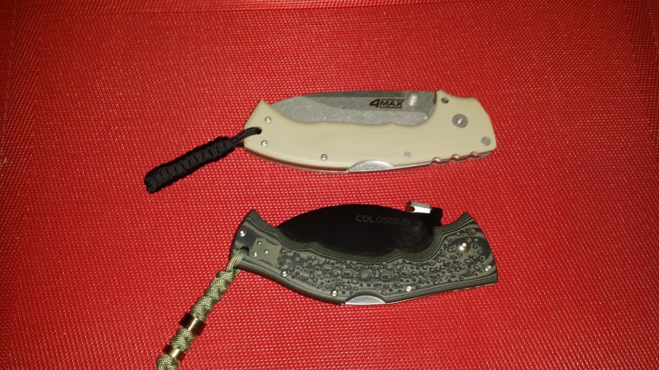 Cold Steel 4Max vs. Colossus: Beastly Comparison