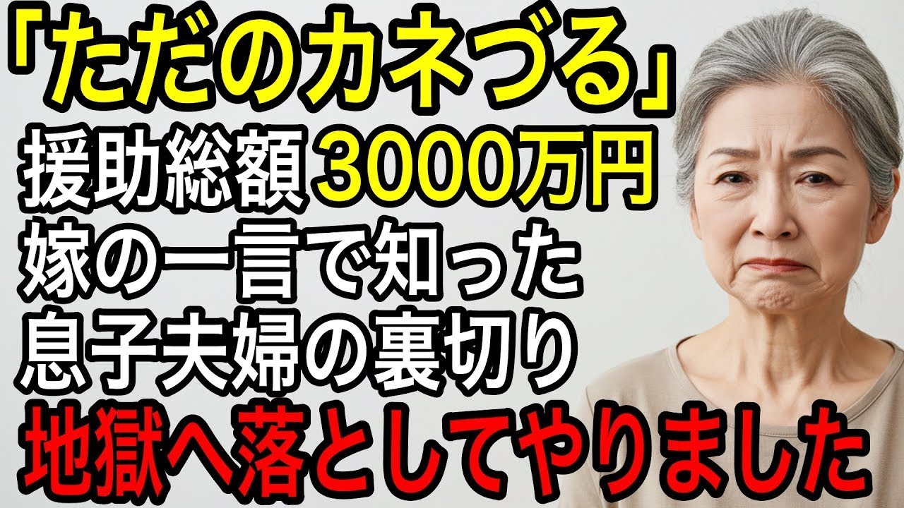 「ただのカネづる」3000万円騙し取った息子夫婦。金を渡したら家も心も奪われた…嫁の裏切りに気づいた71歳母の最終決断