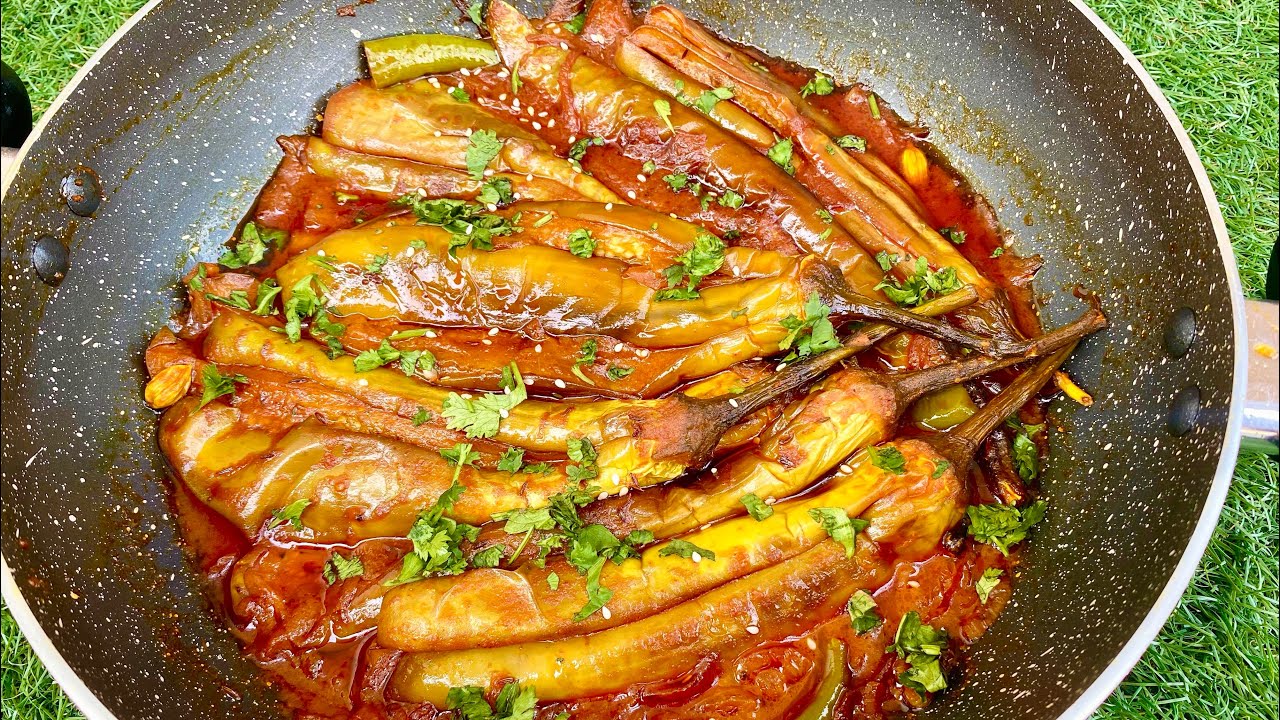 Kashmir Khattay Baingan || Tchok Wangan || sour brinjal ||  khatay baingan ki sabzi