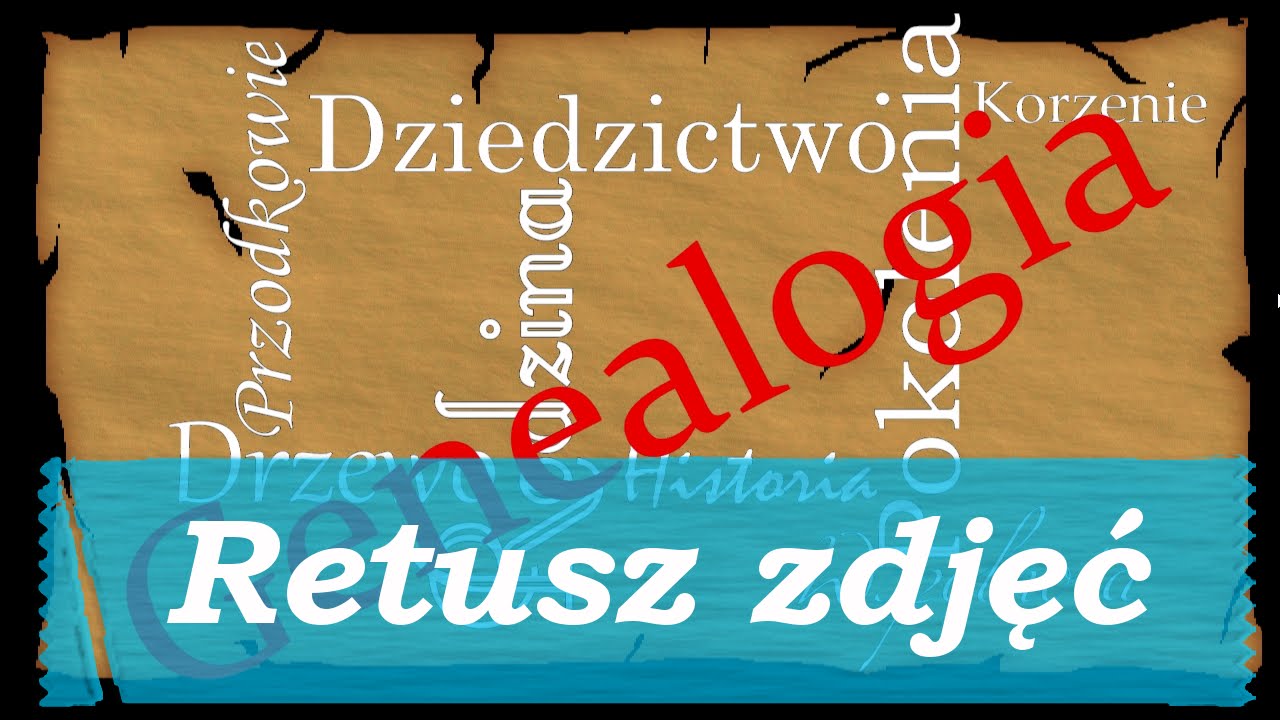 Genealogia  - ratujemy stare zdjęcia