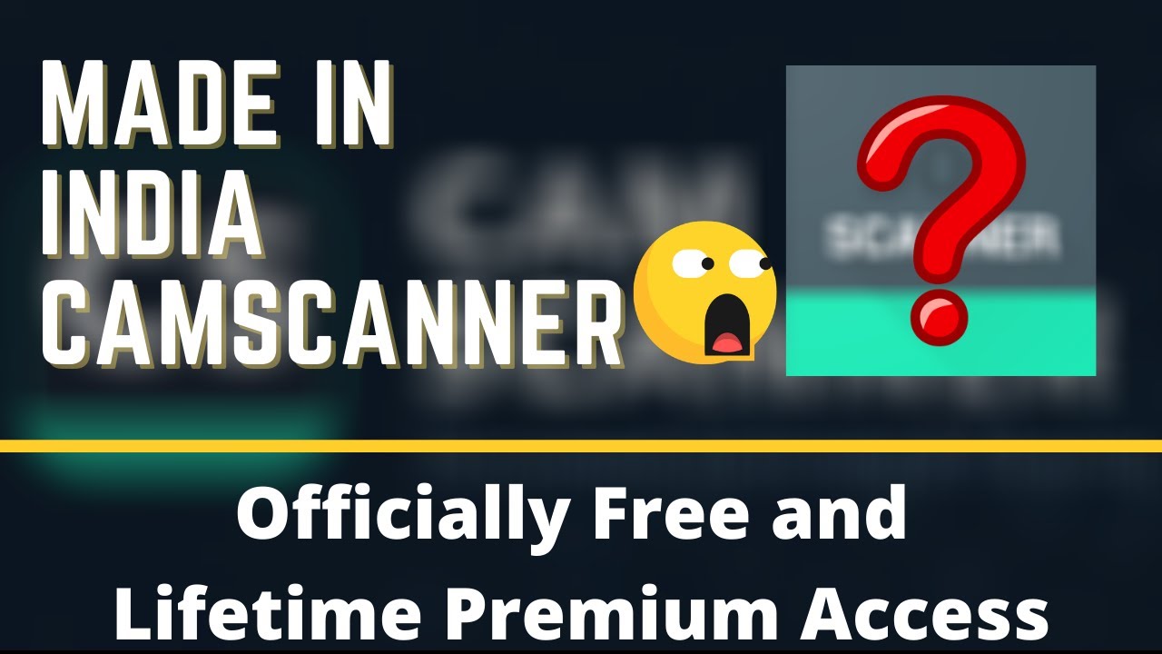 Made in India CamScanner😀|Free Life Time Unlimited access😱|Document Scanner|Hindi