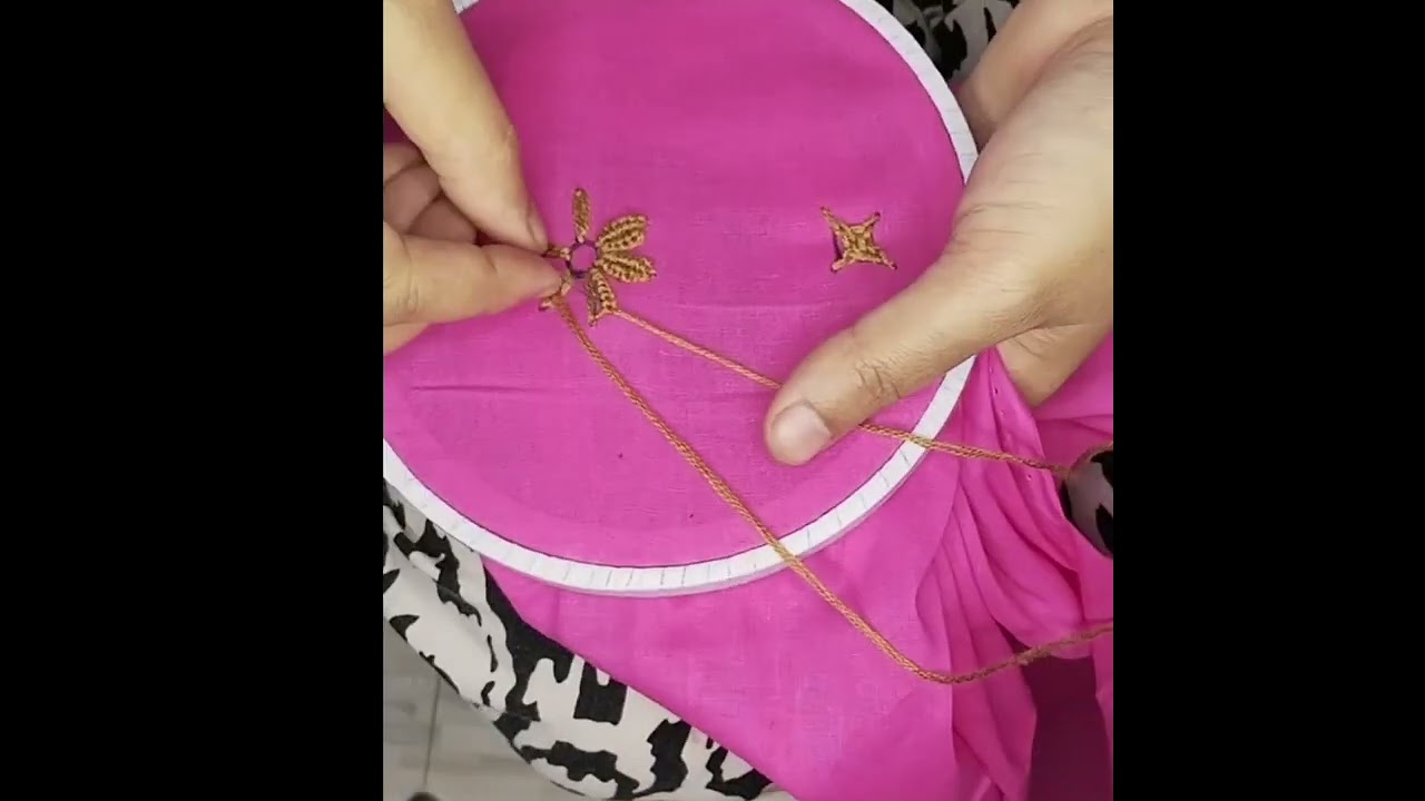 Flower embroidery design 