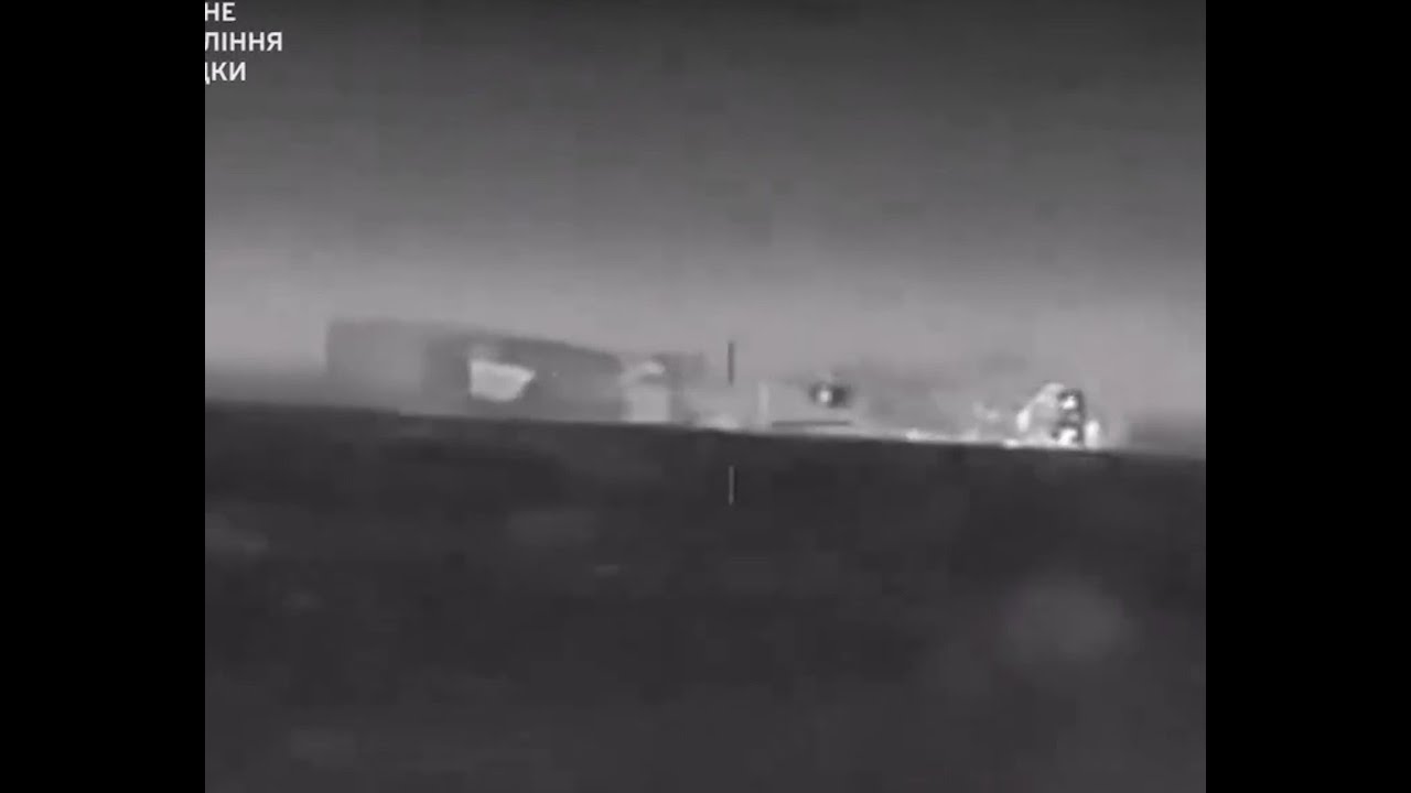 Russian Landing Ship Caesar Kunikov Sunk in the Black Sea by Marine Drones