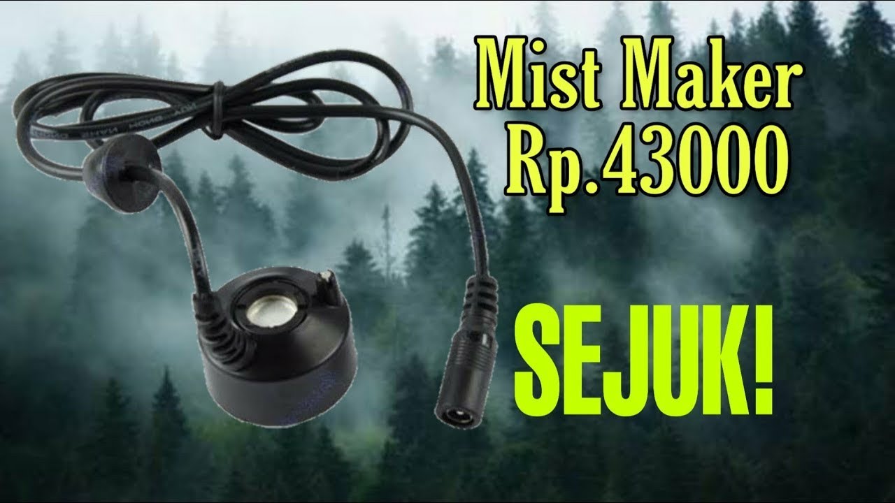 Review Alat unik Pembuat Kabut/Embun Mist Maker/Fog Maker