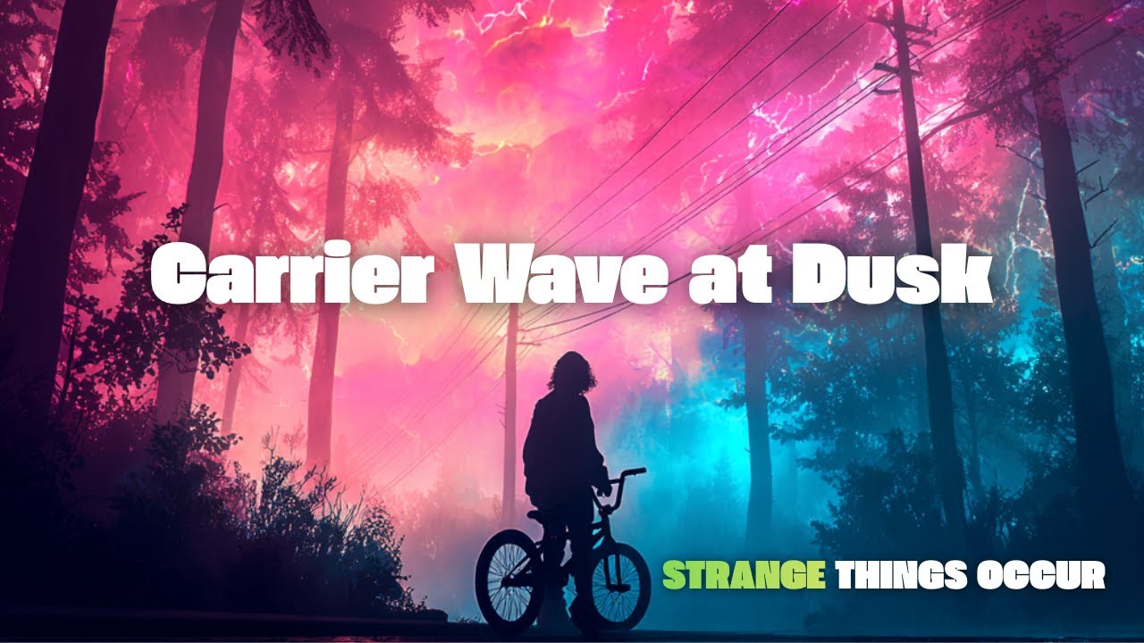 Carrier Wave at Dusk | Analog Night Transmission