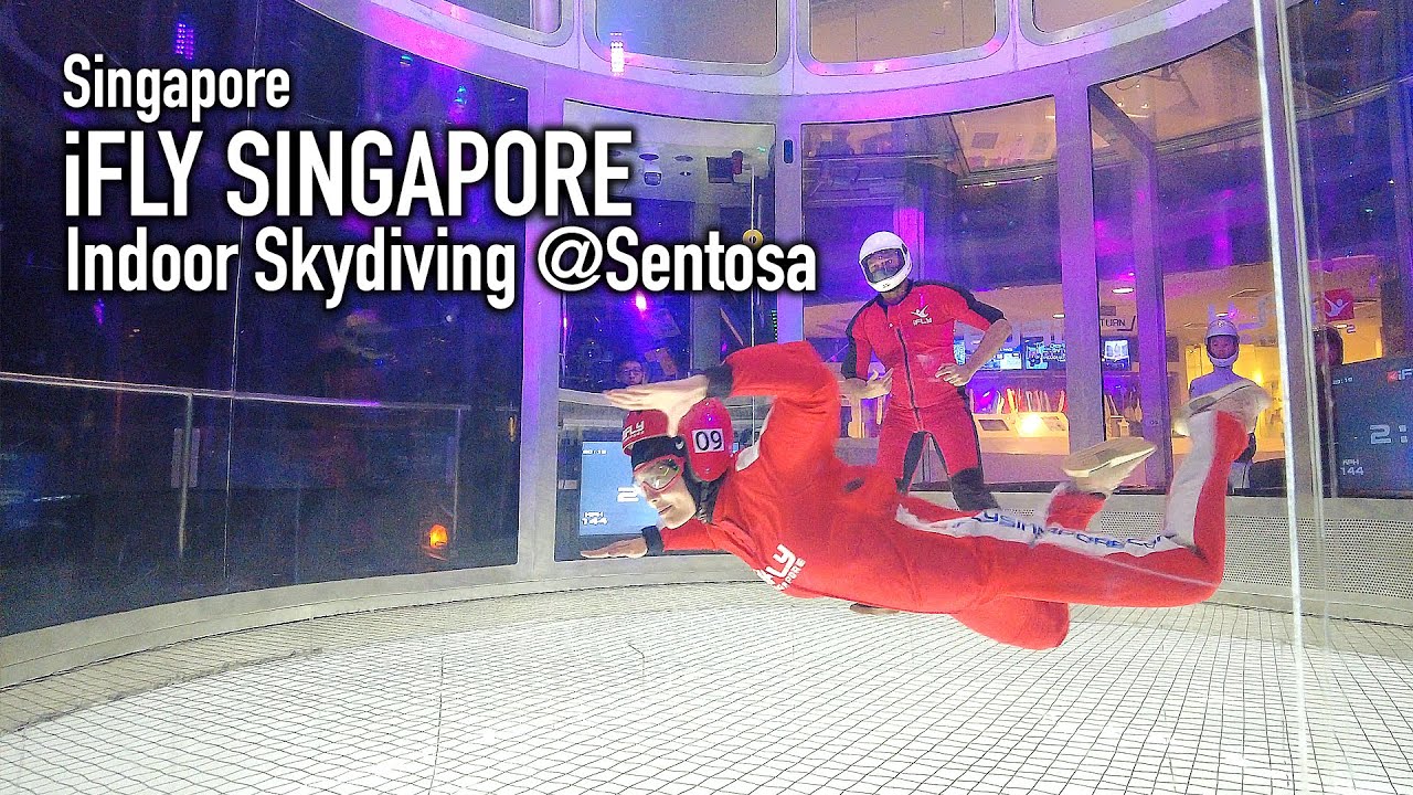 Singapore - iFly Singapore - Indoor Skydiving @Sentosa [4K]
