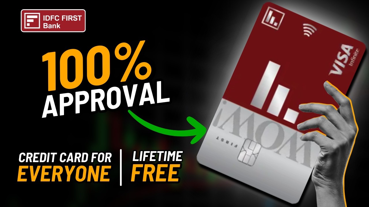IDFC Wow Credit Card Benefits - No Income Proof, 100% Approval, Lifetime Free | Complete Review 2025