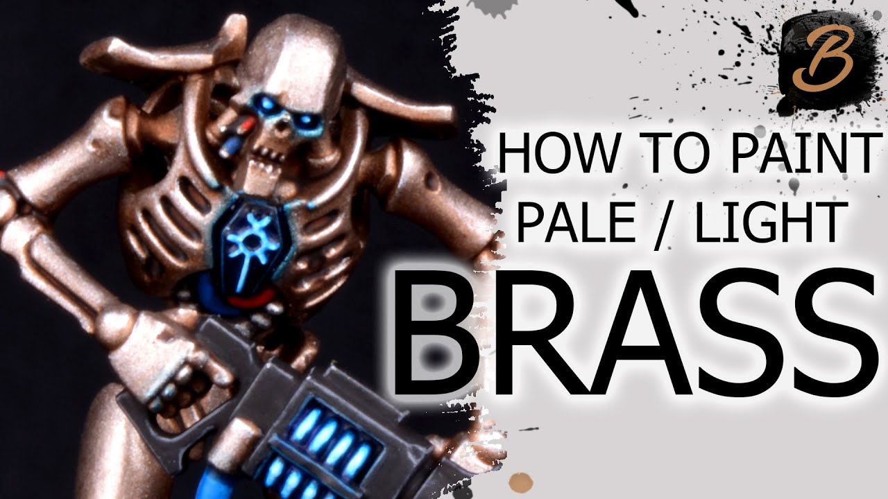 HOW TO PAINT PALE / LIGHT BRASS: A Step-By-Step Guide