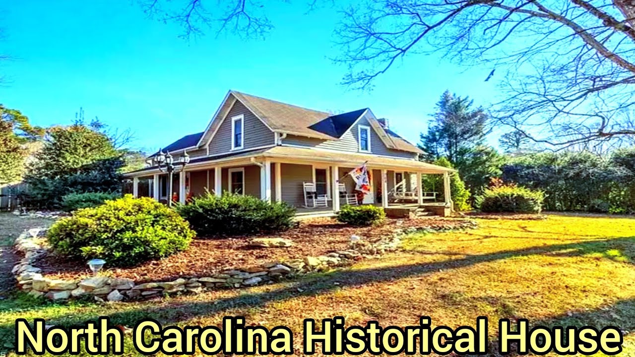 North Carolina Homes For Sale | $265k | 3bd | 2ba| Rare Historical House| North Carolina Real Estate