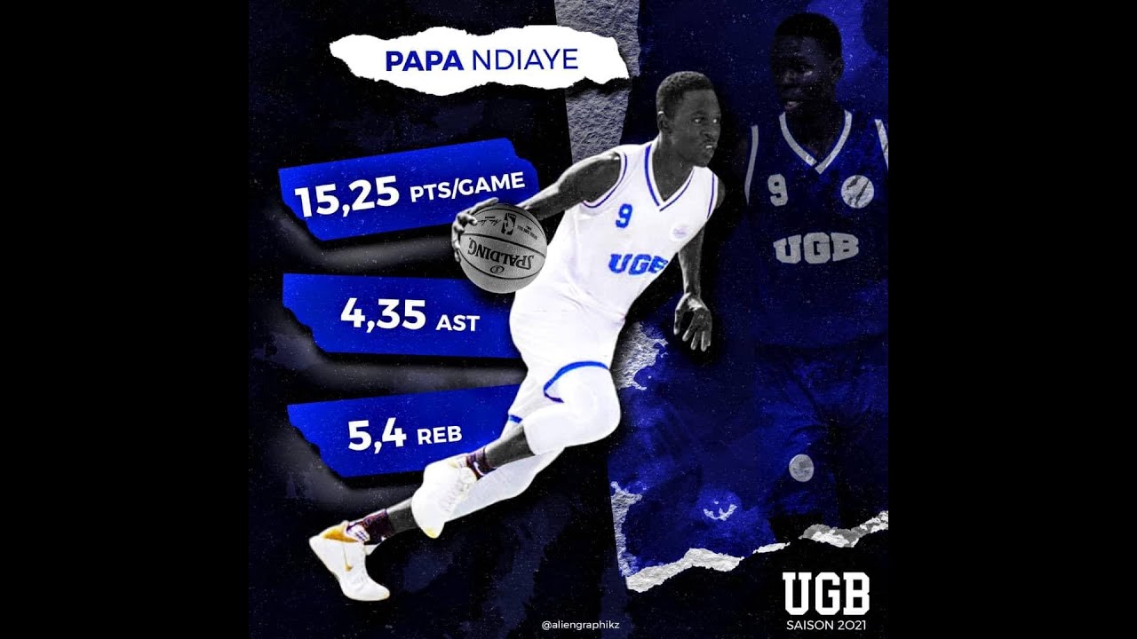 Papa NDIAYE - Poste : 1, 2 & 3  | Saison 2021 | D1 Sénégal | BASKET221