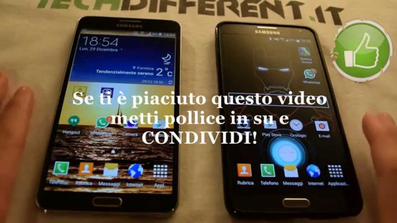 Galaxy Note 3 Lollipop vs KitKat l'anteprima di TechDifferent