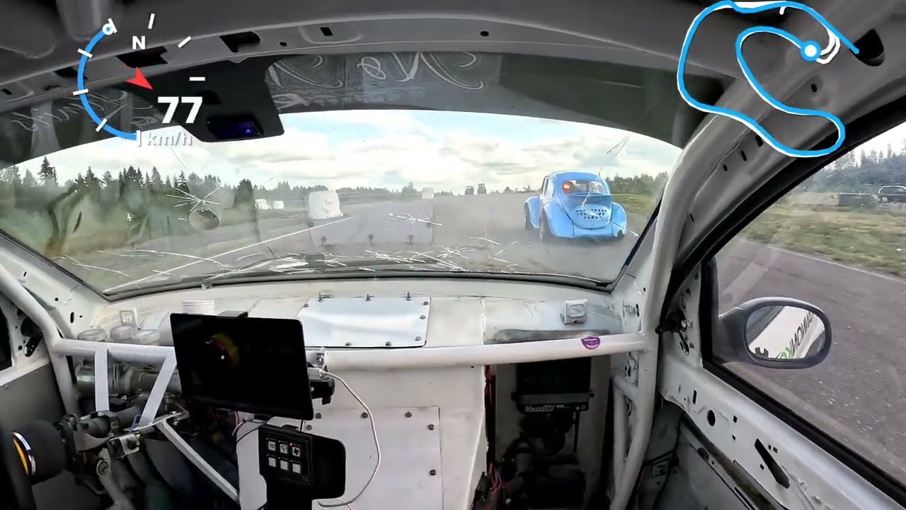 rokkiralli super s45 pösö semi lähtö. motopark 2023