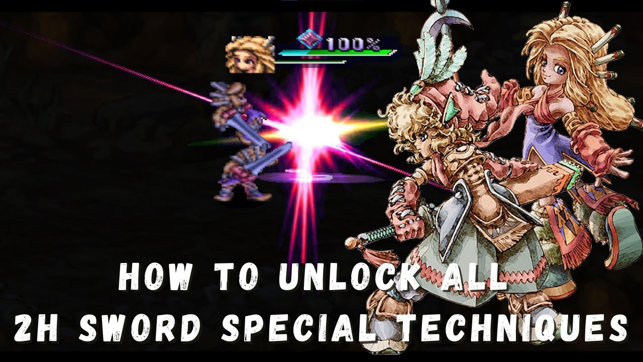 Unlock all Two-Handed Sword Special Techniques | Legend of Mana
