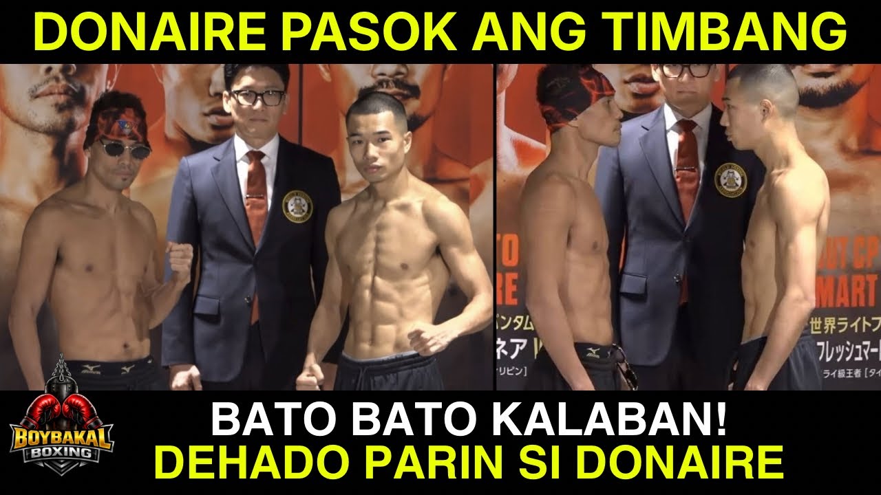 Nonito Donaire PASOK Ang Timbang, Handa na Patulugin Si Masuda | Mga Pinoy Na Lalaban Updates