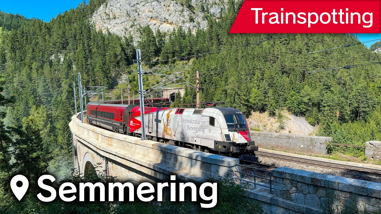 Trainspotting an der Semmeringbahn