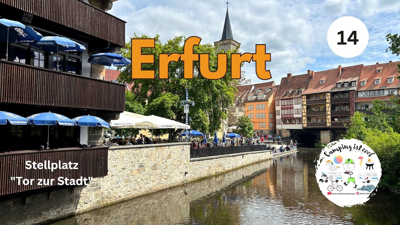 Erfurt- Staunen und Genießen! Genial gelegener Stellplatz für alle Highlights der Stadt!