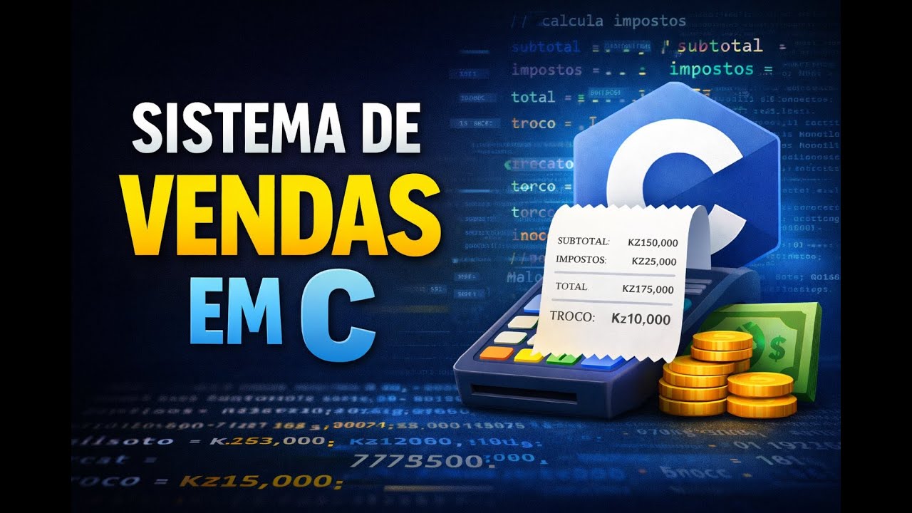 Aprenda Como criar o Sistema de  vendas em linguagem C