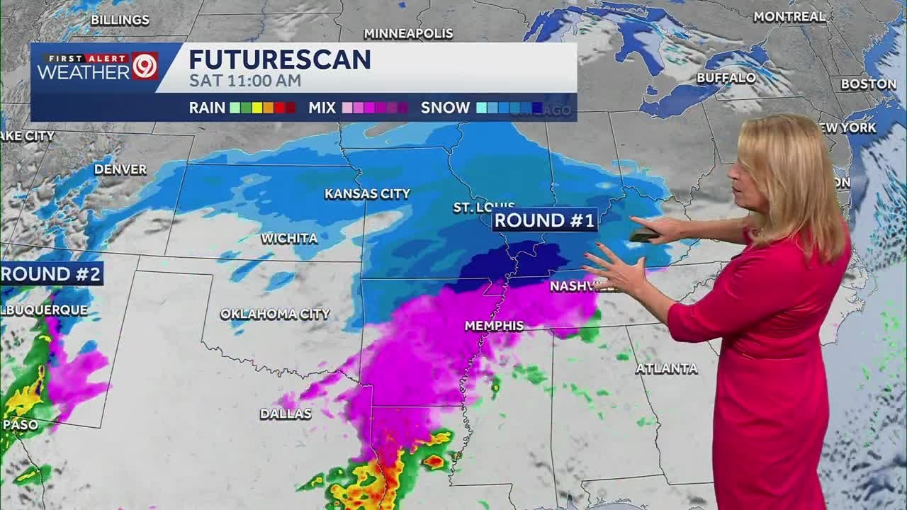 Three-part winter storm to bring several inches of snow for some, dangerous cold