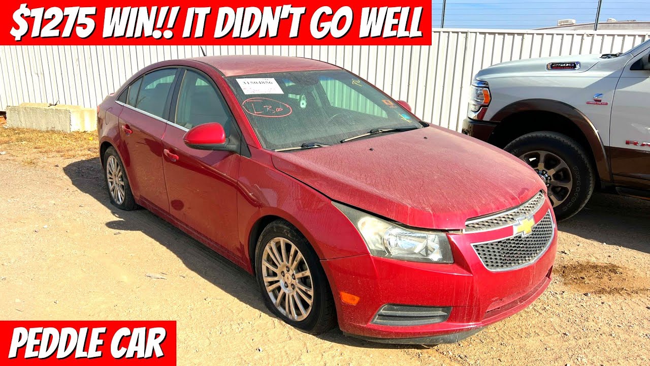 I won a 2012 Chevy Cruze Turbo from IAA for $1250 - We've got Issues!!