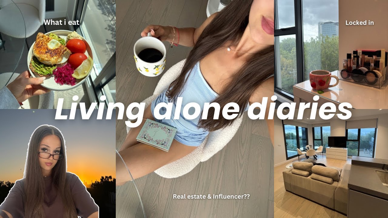 Living alone diaries | real estate agent & content creator (I’m locked in) 