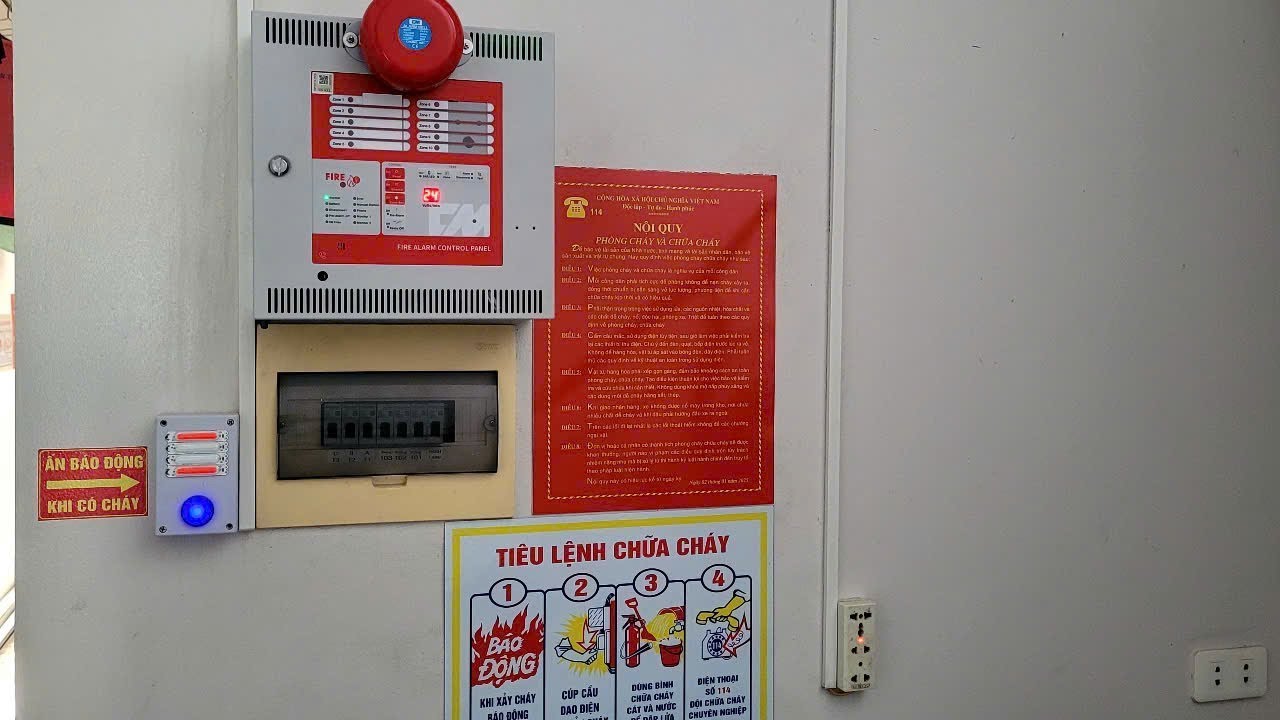 Tủ báo cháy Chungmei CM-CP1-5L | Trung tâm báo cháy Chungmei 5 kênh