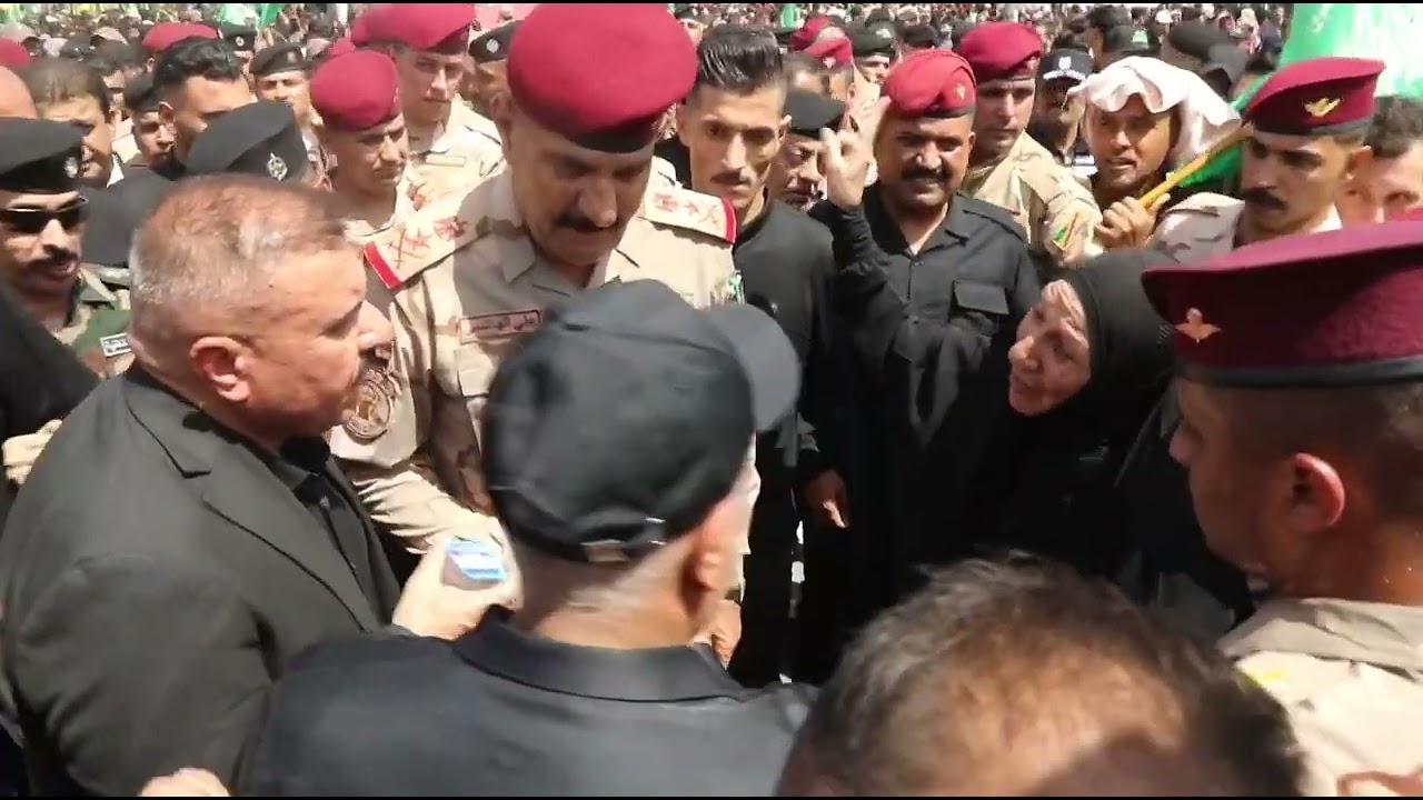 من أرض كربلاء وزير  الداخلية يشرف بشكل ميداني على عمل القوات الأمنية ويشارك في عزاء ركضة طويريج