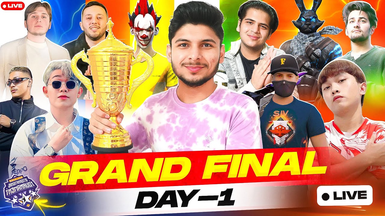 GRAND FINAL INT CUP 🔥😨  FT SMOOTH, CLASSY, VINCENZO, AFF, NOVA & LBG #nonstopgaming - free fire live