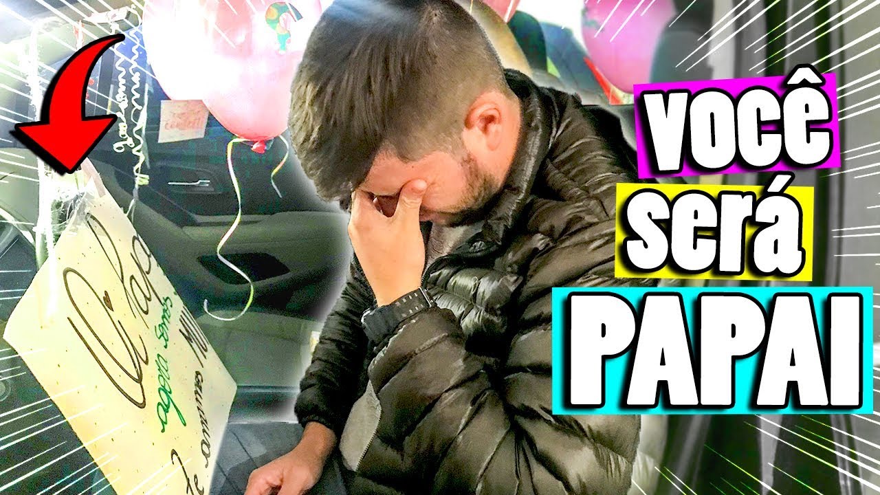SURPRESA PARA O NAMORADO - VOCE VAI SER PAPAI | Amanda Domenico