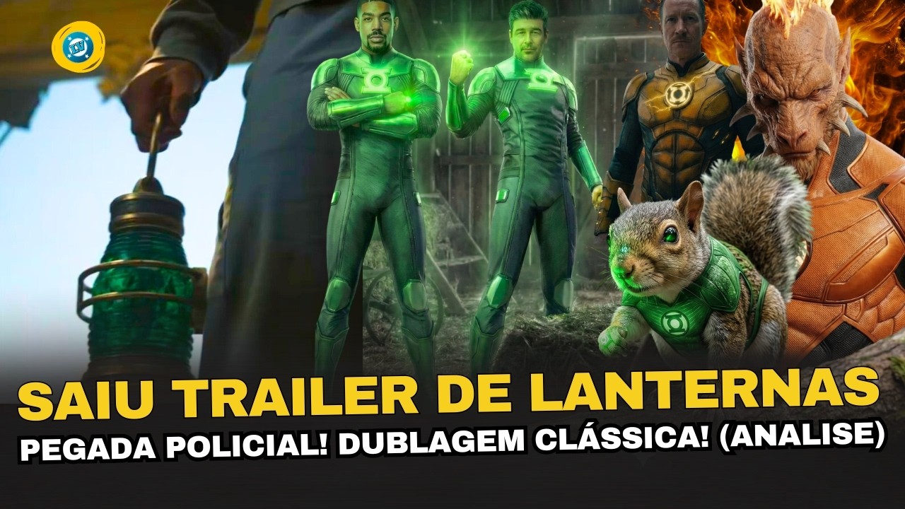SAIU! Trailer de LANTERNAS com Dubladores da LIGA DA JUSTIÇA! (Análise)