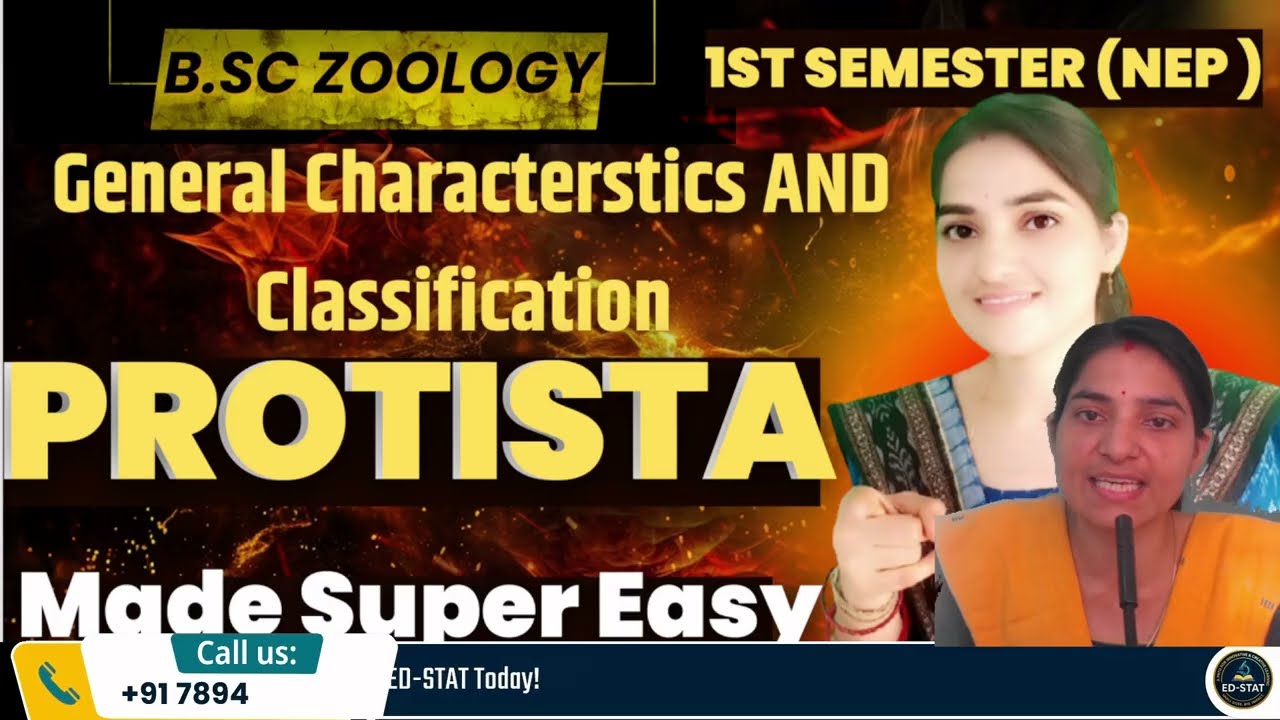 General Characteristics & Classification of Protista | B.Sc. Zoology 1st Semester NEP