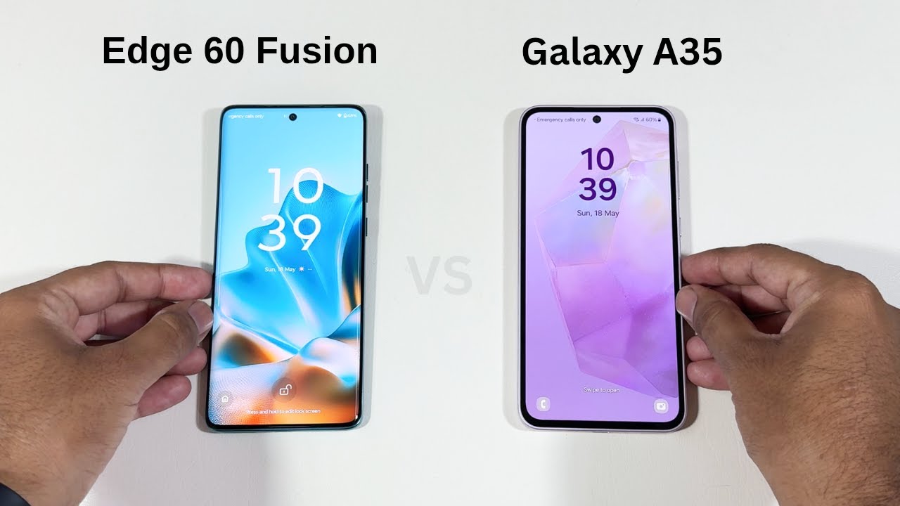 Motorola Edge 60 Fusion vs Samsung A35 Speed test and Camera Comparison