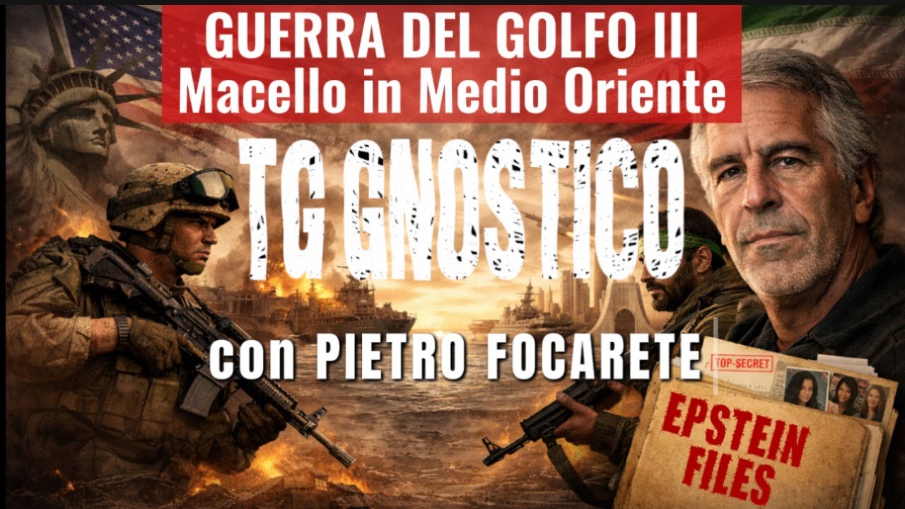 MACELLO IN MEDIO ORIENTE - EPSTEIN FILES | TG GNOSTICO con PIETRO FOCARETE