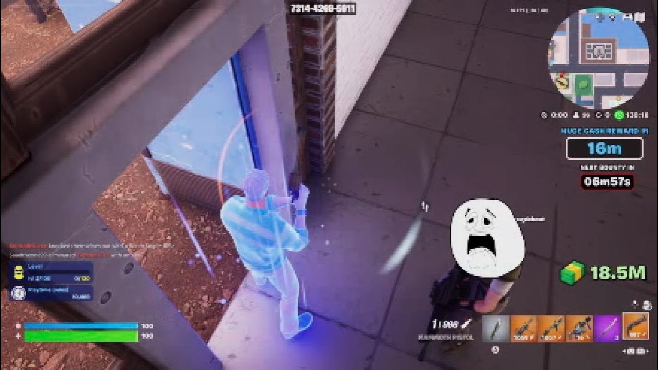 Blocking bro for literally no reason (Fortnite The Hood)