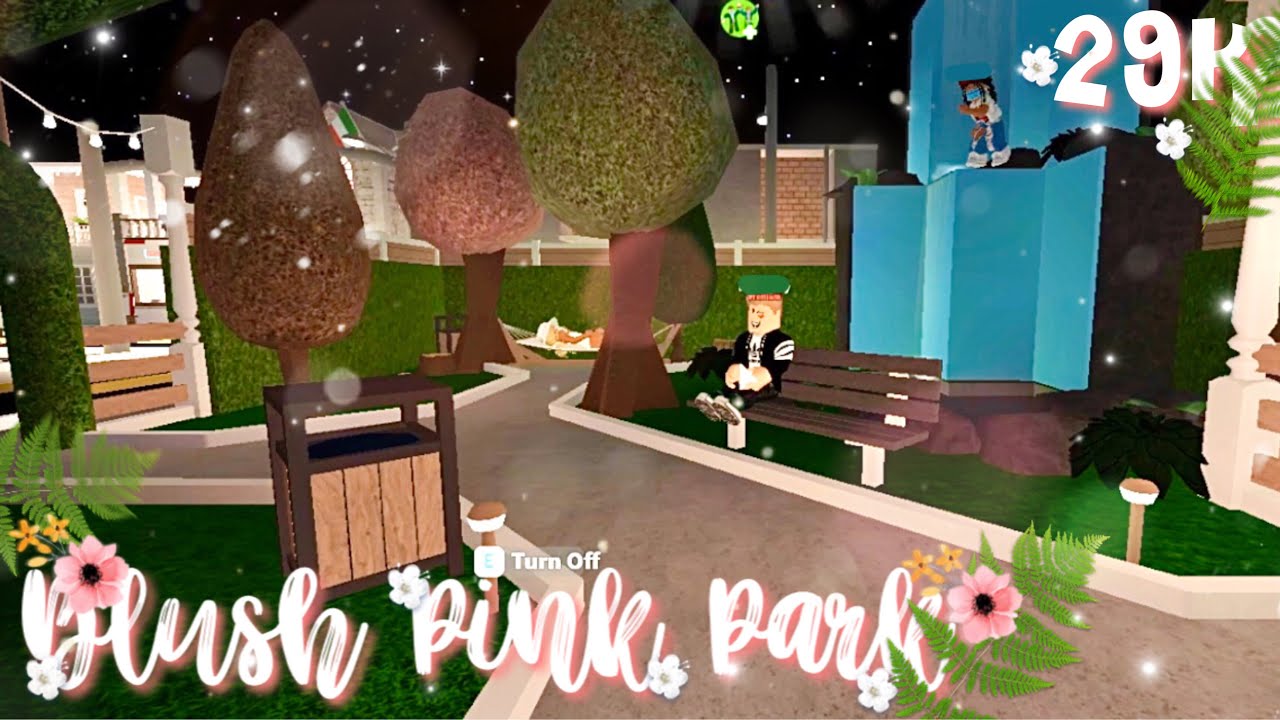 Blush Pink Park, Restyle 1 || Town Series || ROBLOX