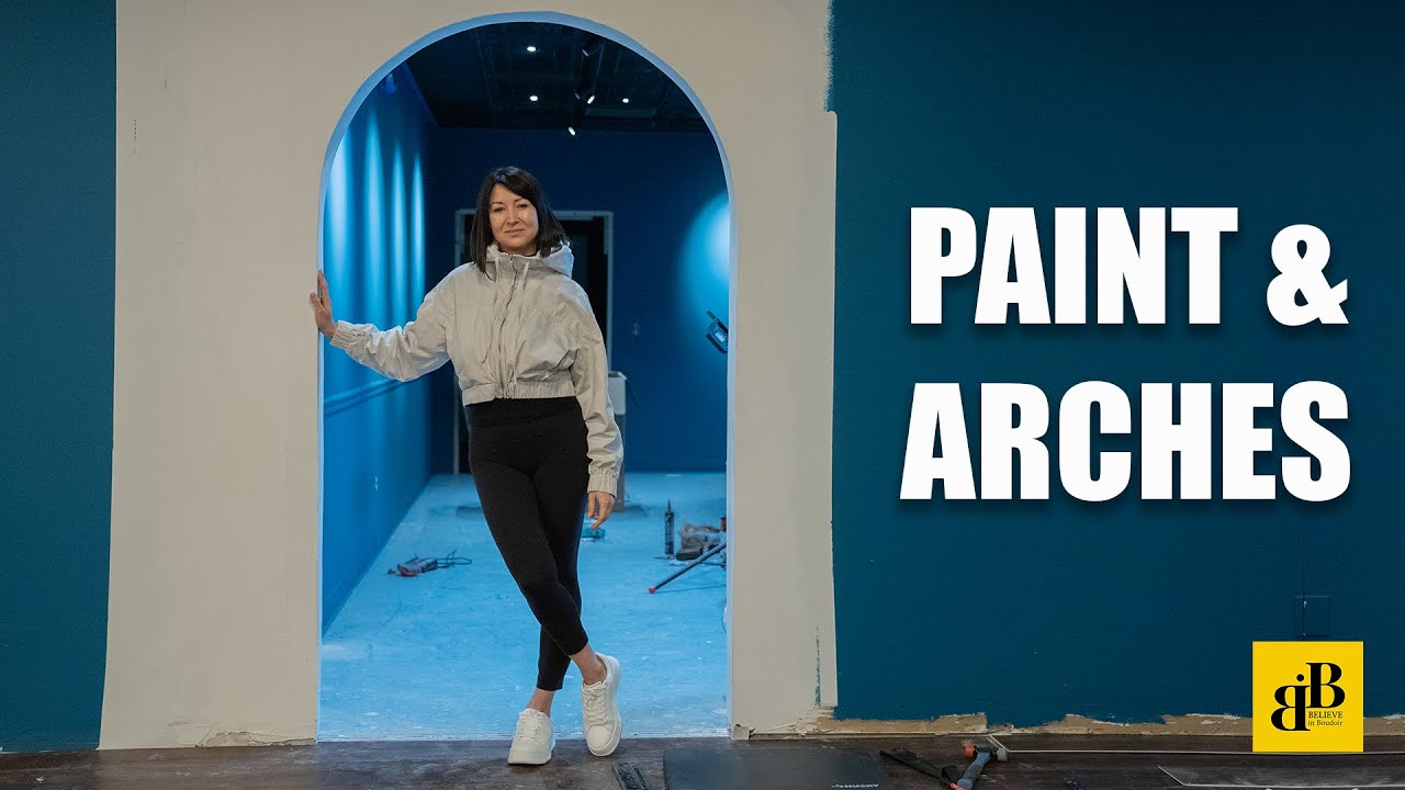 Boudoir Photography Studio (EP 7: Painting and Arches)