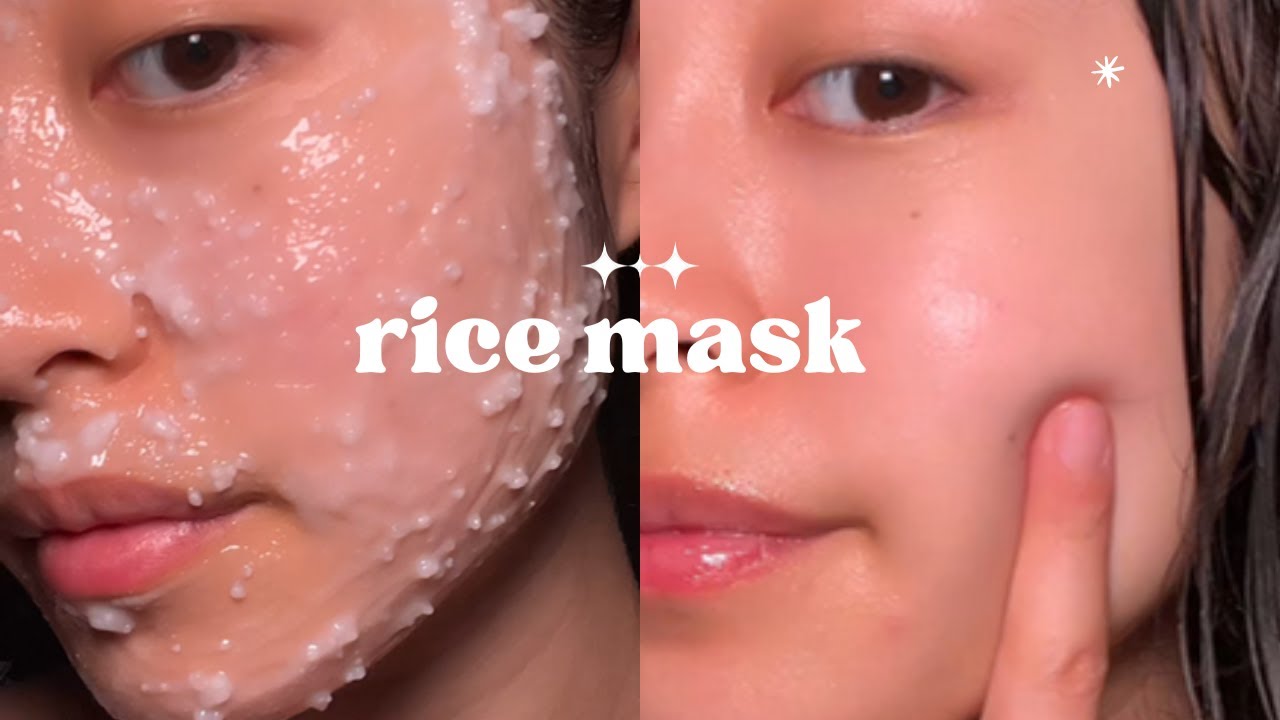 How To: Make Korean Rice Mask At Home 🍚 | great for uneven skin tone & brightening 🤍