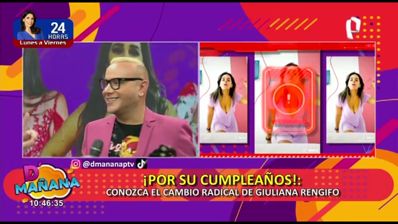 Giuliana Rengifo y su sorprendente transformación