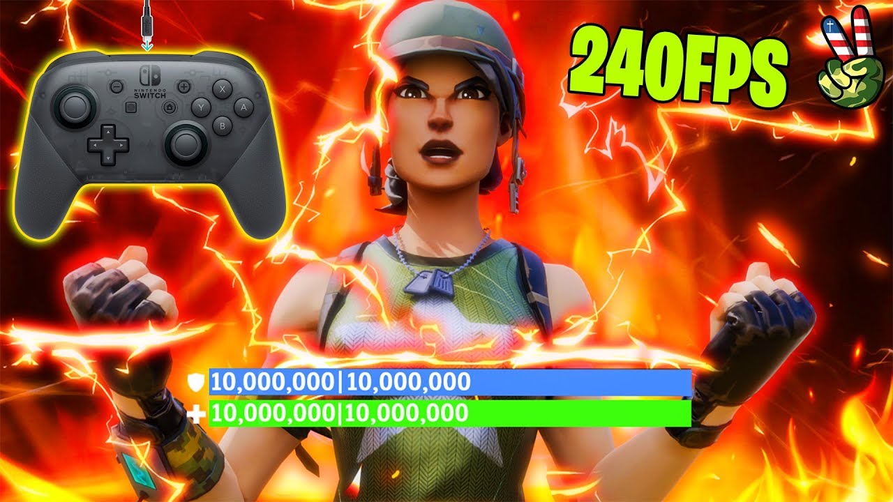 Fortnite Nintendo Switch Pro Controller To My PC! (240 FPS)