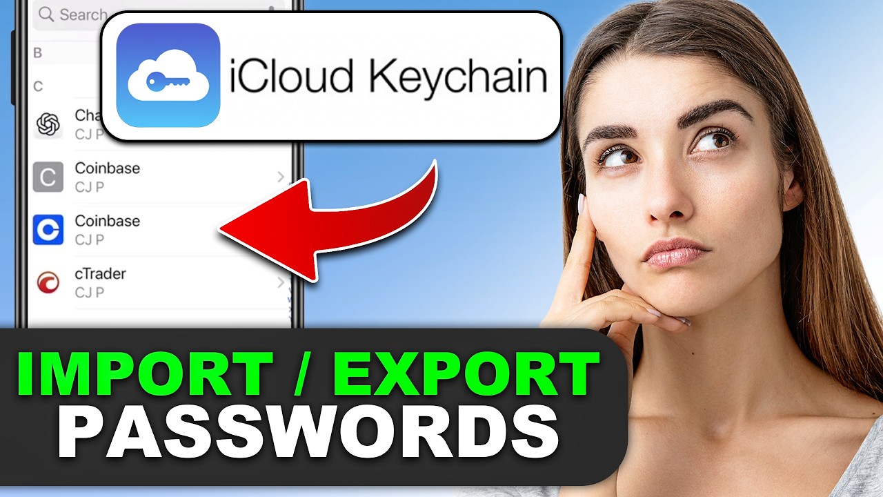 How To Import And Export Passwords From iCloud Keychain Using iPhone in 2026