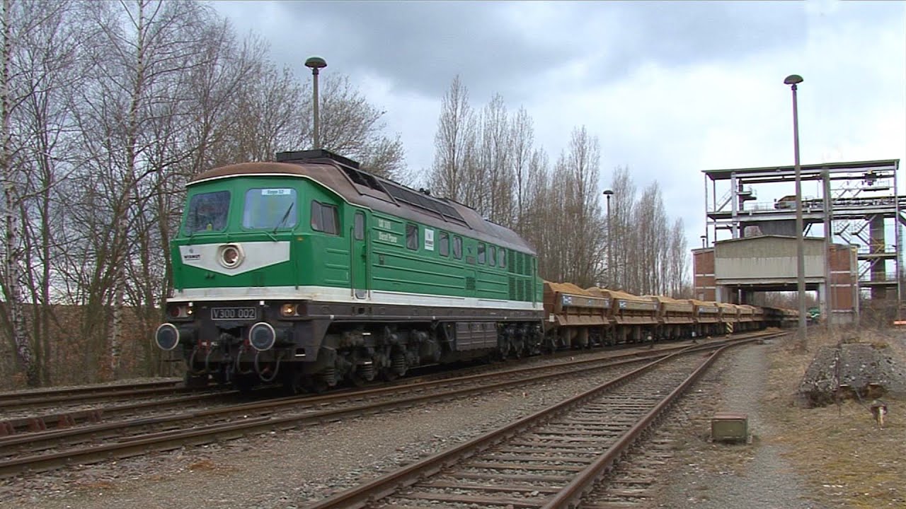 Ludmilla mit einem Sechszylinder-Reihenmotor, Hubraum 110,8 L und 2700 PS Die WISMUTBAHN